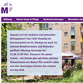 Website für Martha Stiftung