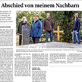 Bericht/Porträt für die Landeszeitung